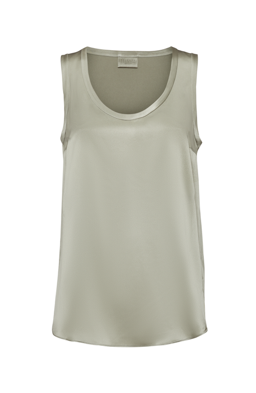 Brunello Cucinelli Top In Green