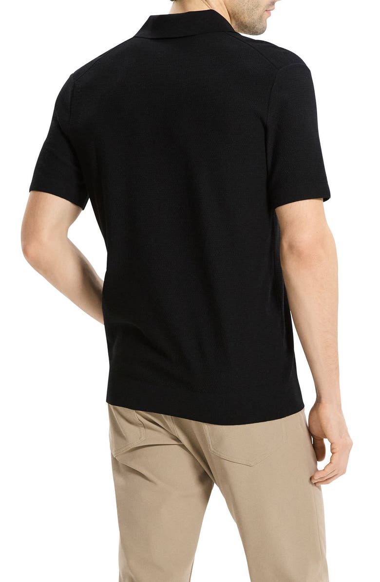 Theory Soris T-Light Polo, Alternate, color, Black