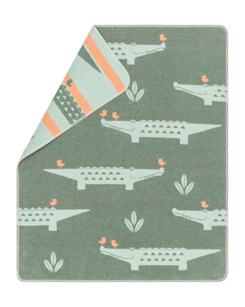 Juwel Crocodiles Allover Baby Blanket