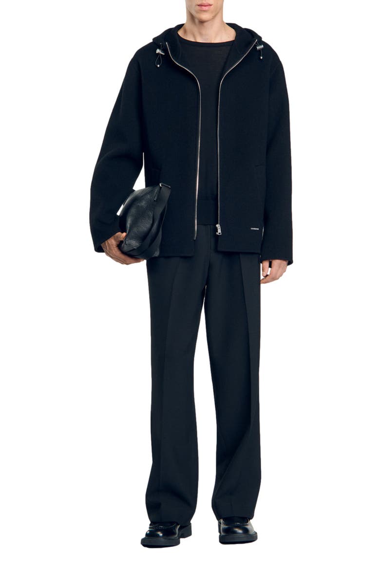 SANDRO Hooded windbreaker, Alternate, color, 