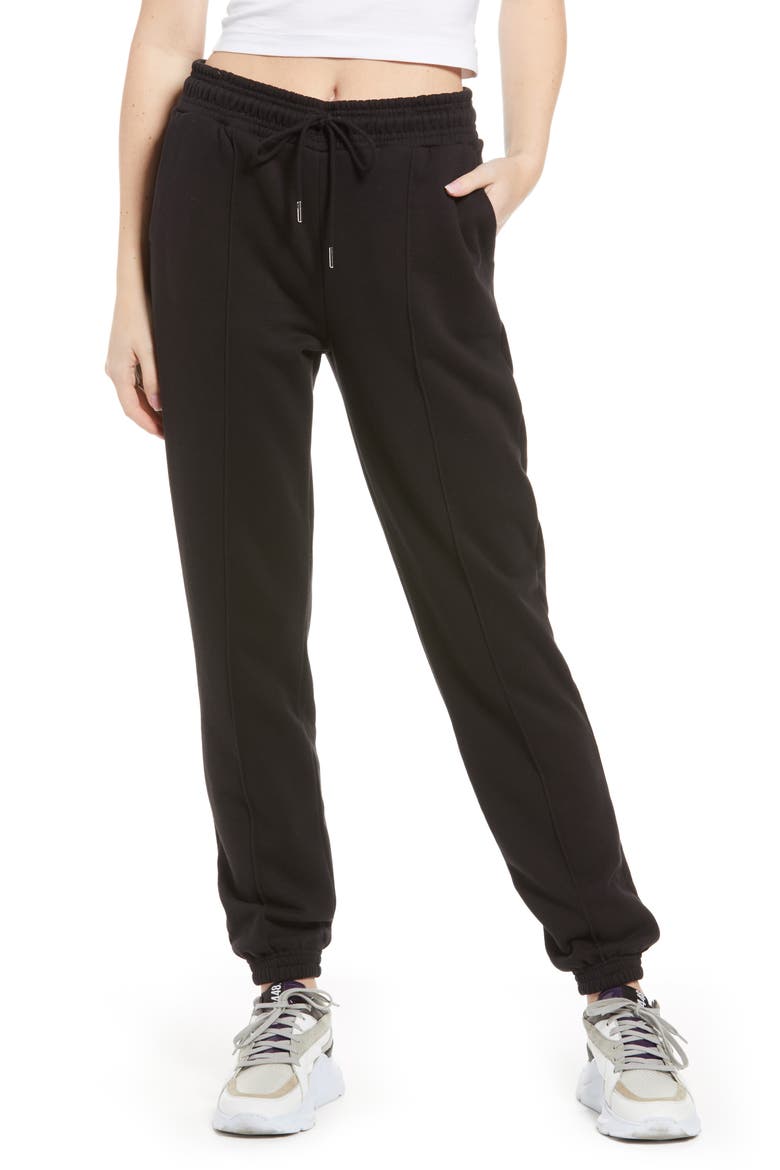 Boyfit Joggers, Main, color, BLACK