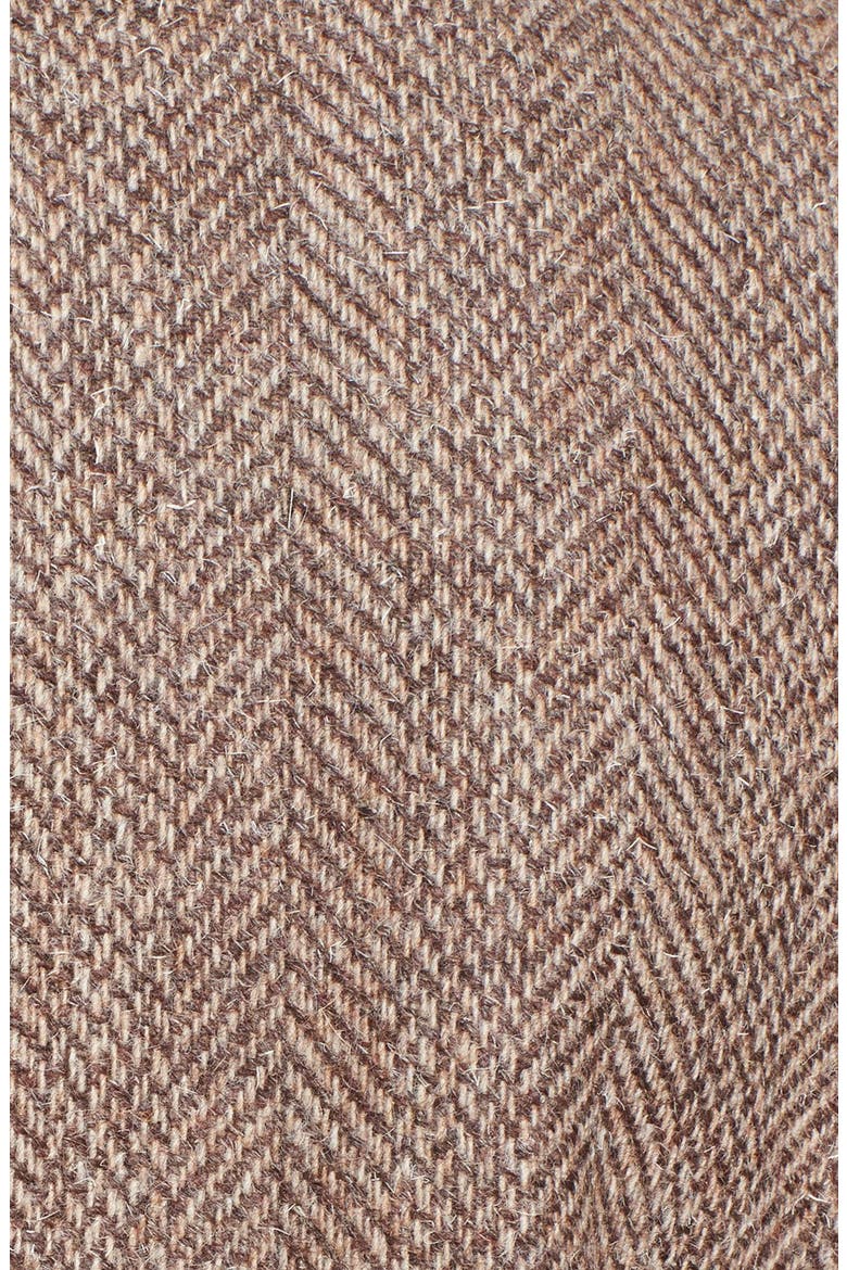 Herringbone Boyfriend Blazer, Alternate, color, TOBACCO