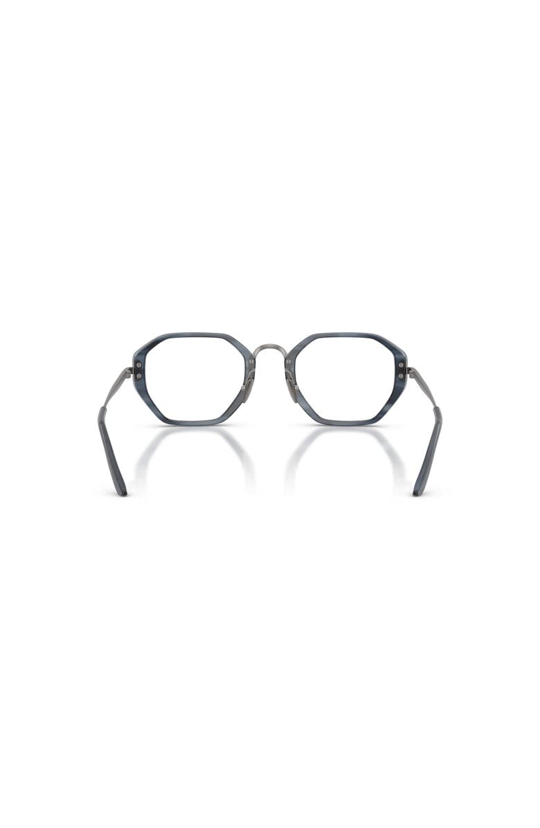 Giorgio Armani 48mm Irregular optical glasses, Alternate, color, Grey