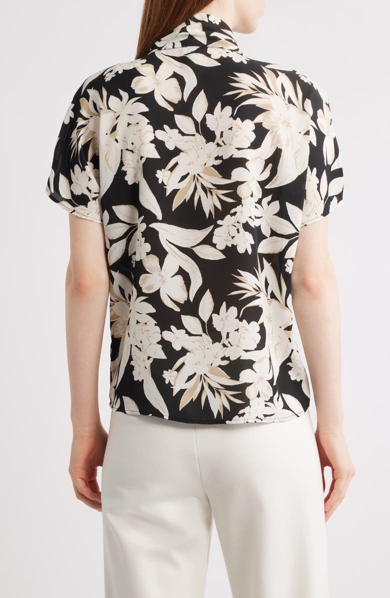 Anne Klein Pussybow Dolman Sleeve Top, Alternate, color, 