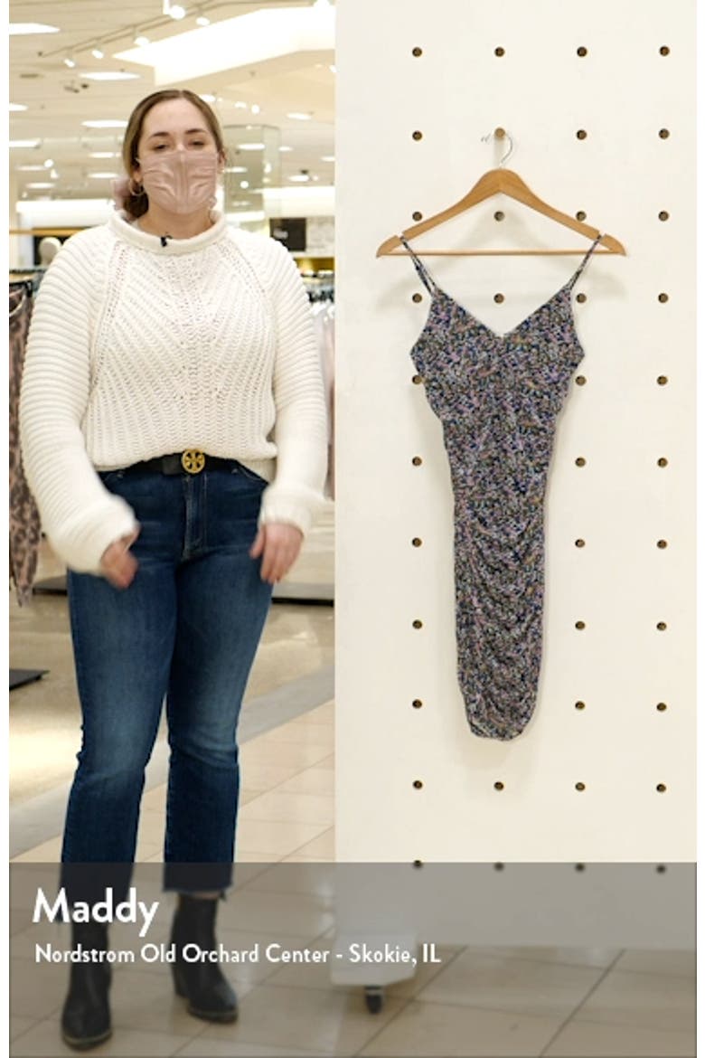 Ruched Mesh Dress video