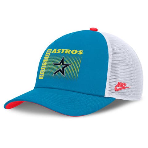 Men's Nike Teal Houston Astros Neon 90s Rise Structured Performance Adjustable Trucker Hat