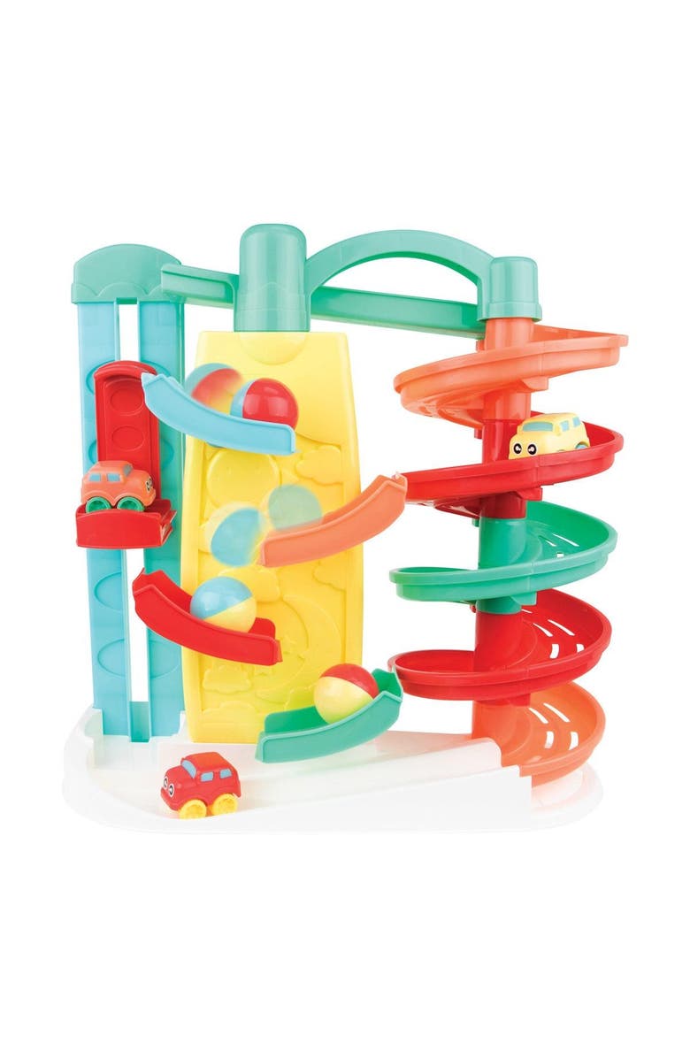 JC Toys Rollin' Ramp with Car Lift, Main, color, Multicolored