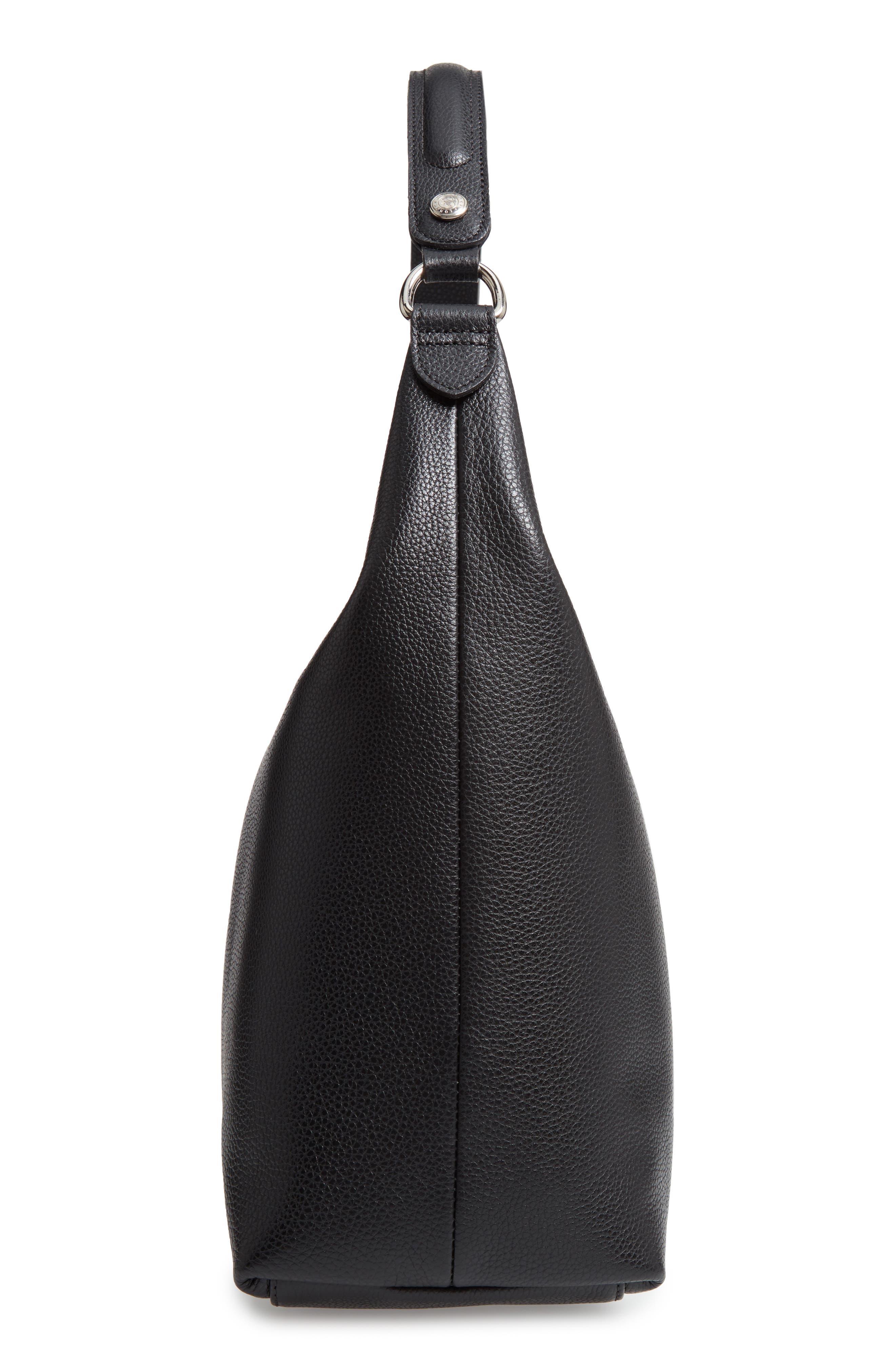 Longchamp Le Foulonné Leather Hobo, Alternate, color, 