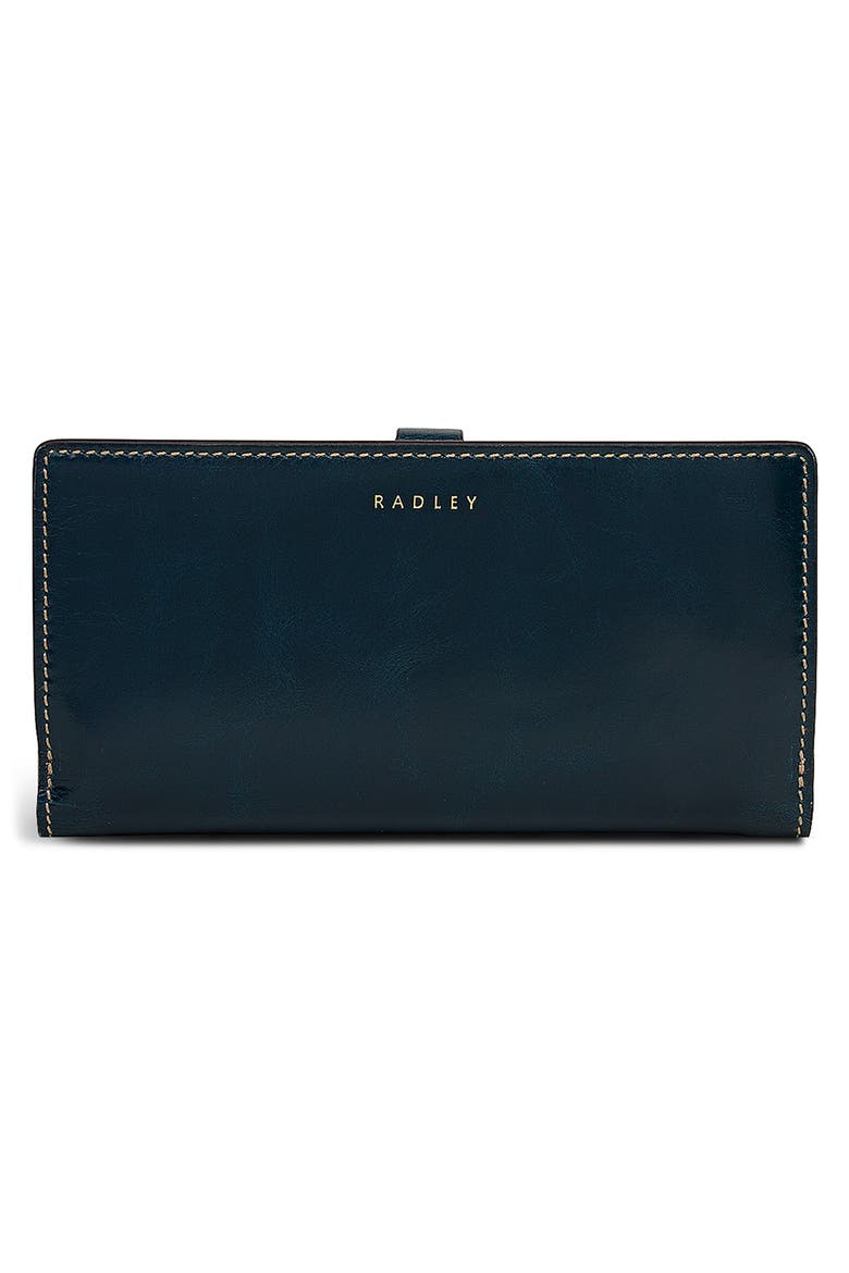 Large Newick Road Leather Bifold Wallet, Alternate, color, TEAL