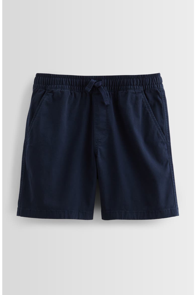 Kids' Essential Stretch Twill Shorts, Main, color, NAVY ECLIPSE