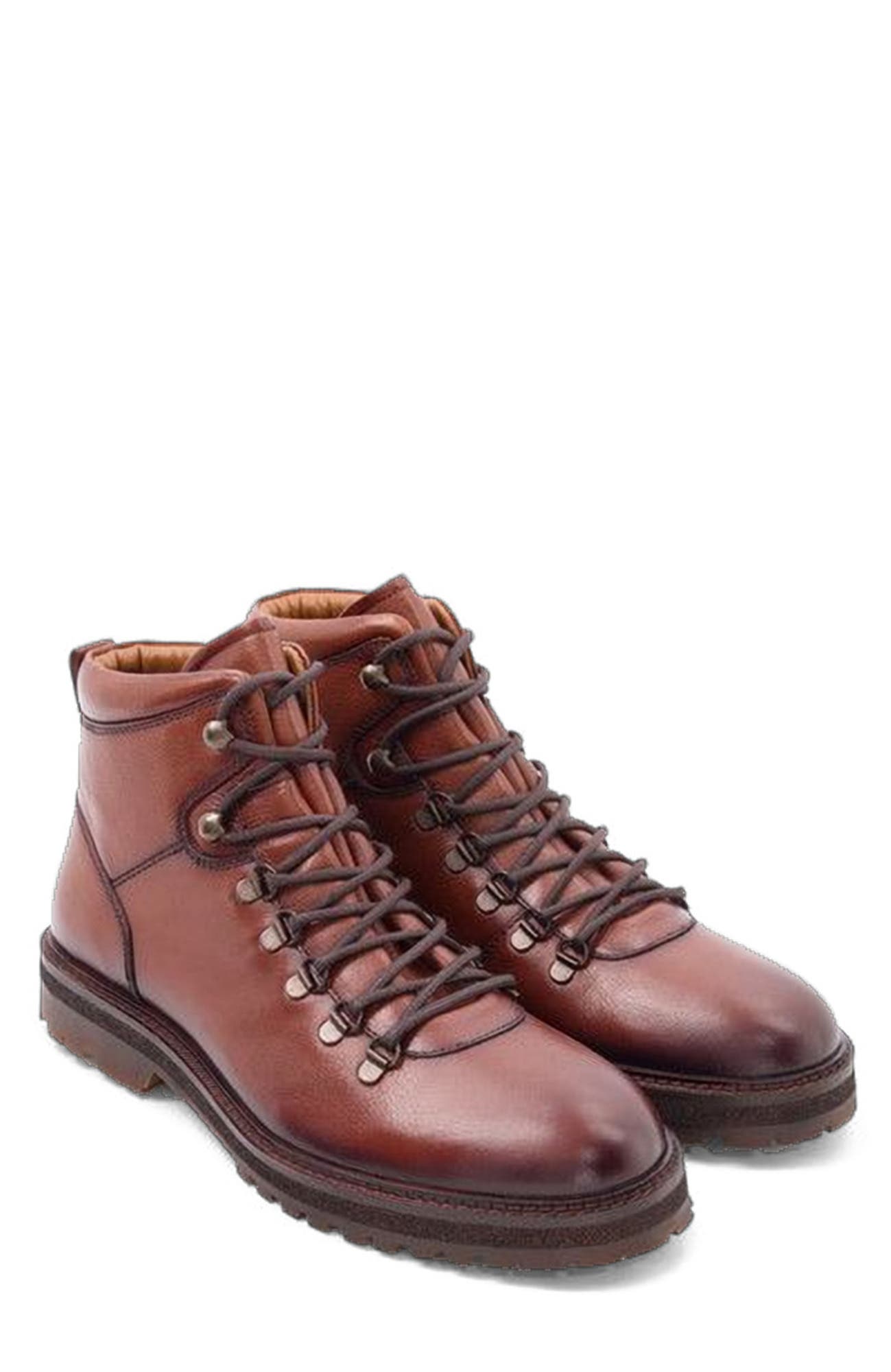 Anthony Veer Highland Mountain Boot, Alternate, color, Black Leather