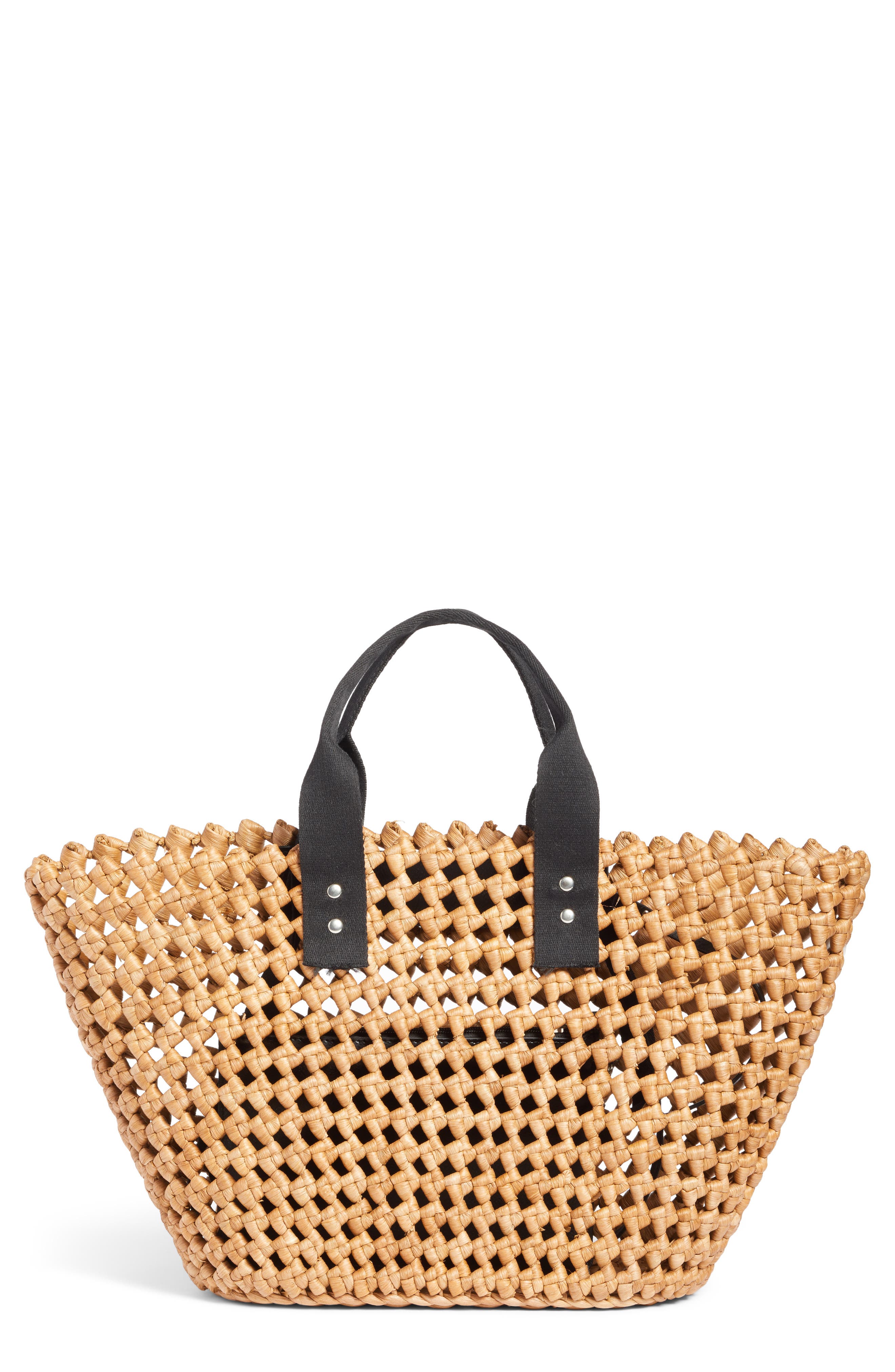 Nordstrom Open Weave Straw Tote, Main, color, 