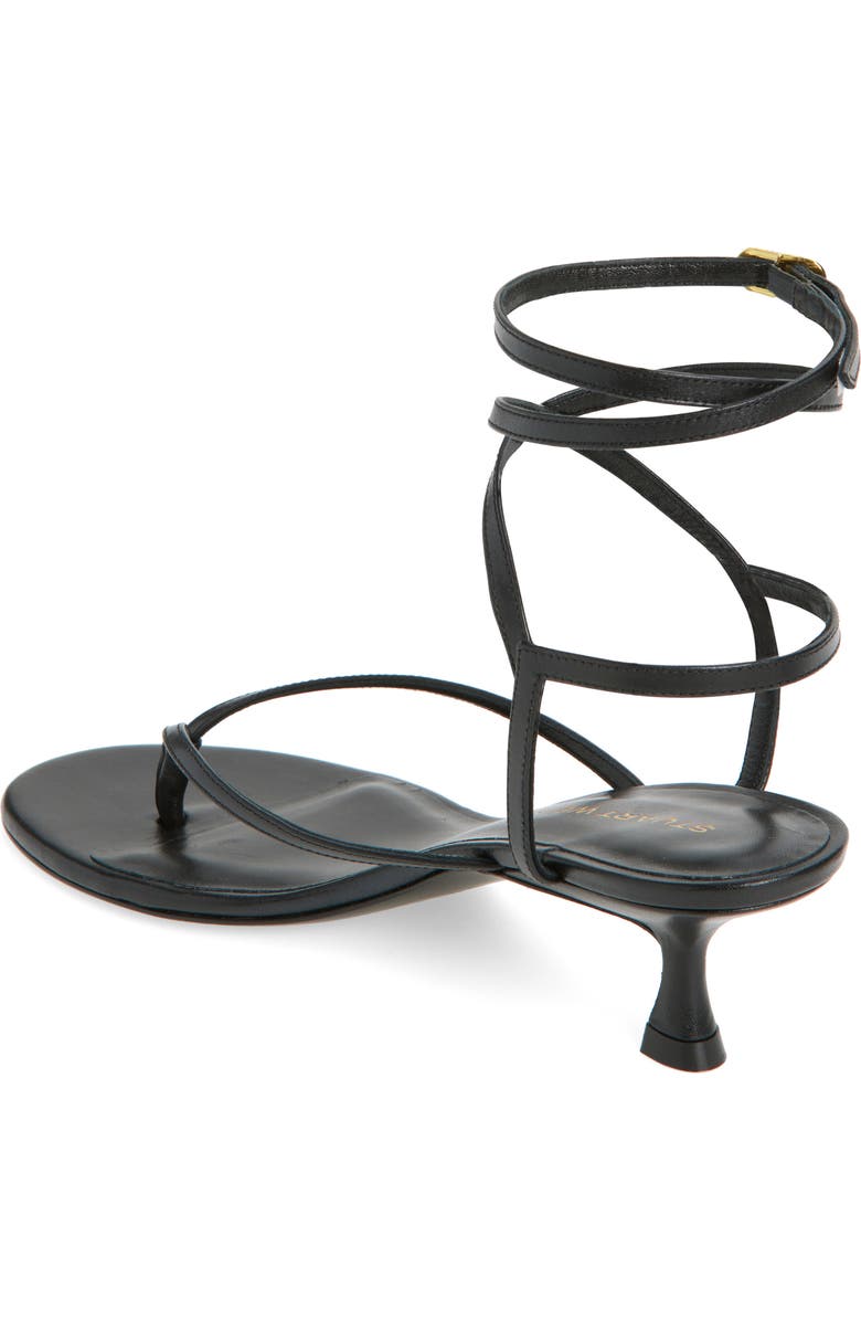 Stuart Weitzman Cabo II Sandal, Alternate, color, Black