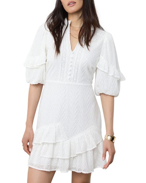 Embroidered Detail Mini Dress