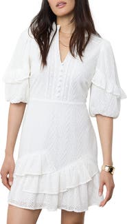 MINT VELVET Embroidered Detail Mini Dress