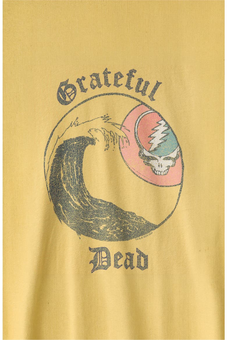 Grateful Dead Wave Cotton Graphic T-Shirt, Alternate, color, DUSTY CITRON