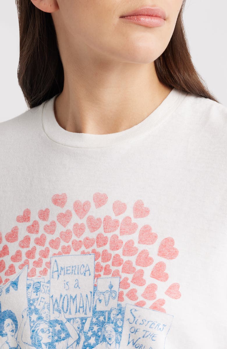 Re/Done '50s Sisters Boxy Graphic T-Shirt, Alternate, color, Vintagewhite