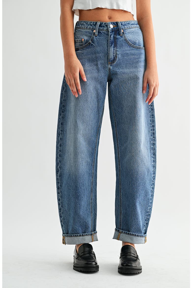 High Rise Curve Jeans, Main, color, Medium Wash