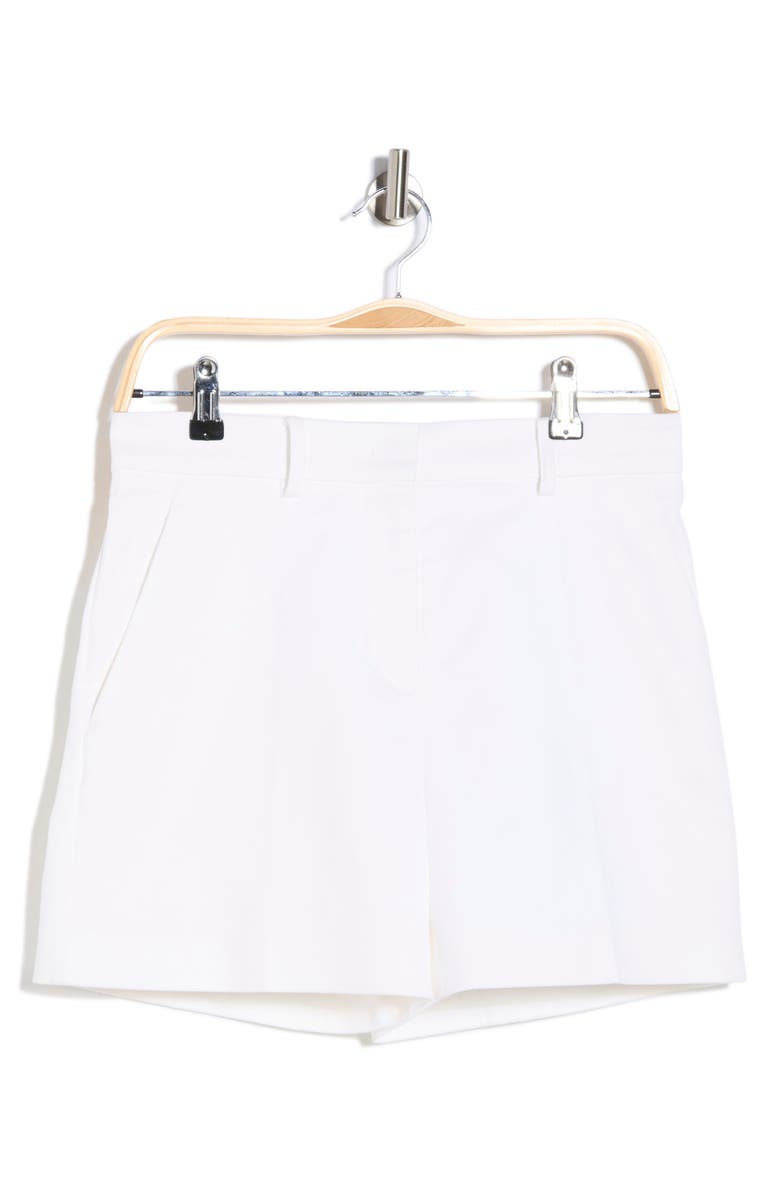 Longchamp Stretch Cotton Shorts, Alternate, color, White