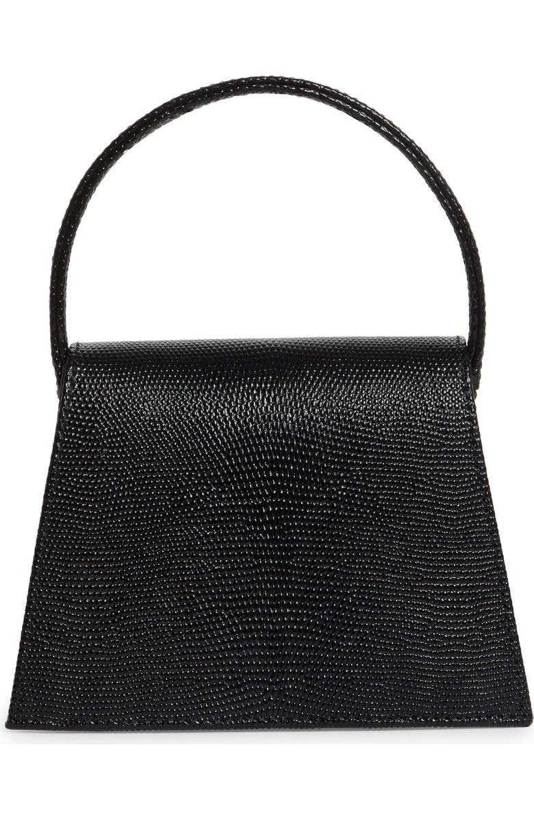 Anima Iris Zaza Lizard Embossed Leather Top Handle Bag, Alternate, color,