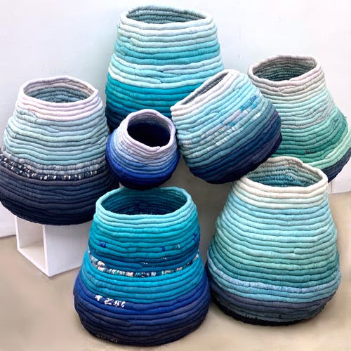 Little Ndaba Ngongo Pot In Turquoise - Large