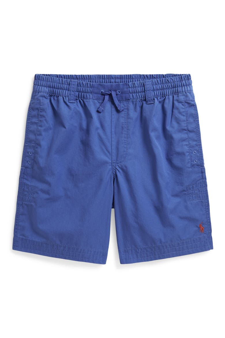 Kids' Cotton Twill Rugby Shorts, Main, color, LIBERTY