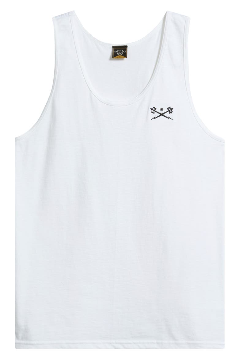 Go-To II Stock Cotton Tank, Alternate, color, WHITE