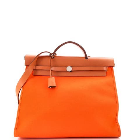 Herbag Zip Leather and Toile 39