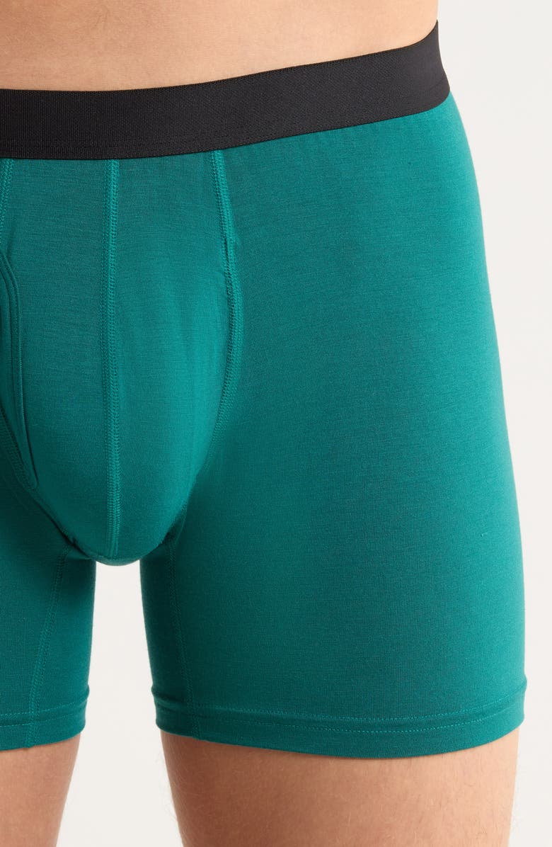MeUndies Stretch Boxer Briefs, Alternate, color, Blue Spruce
