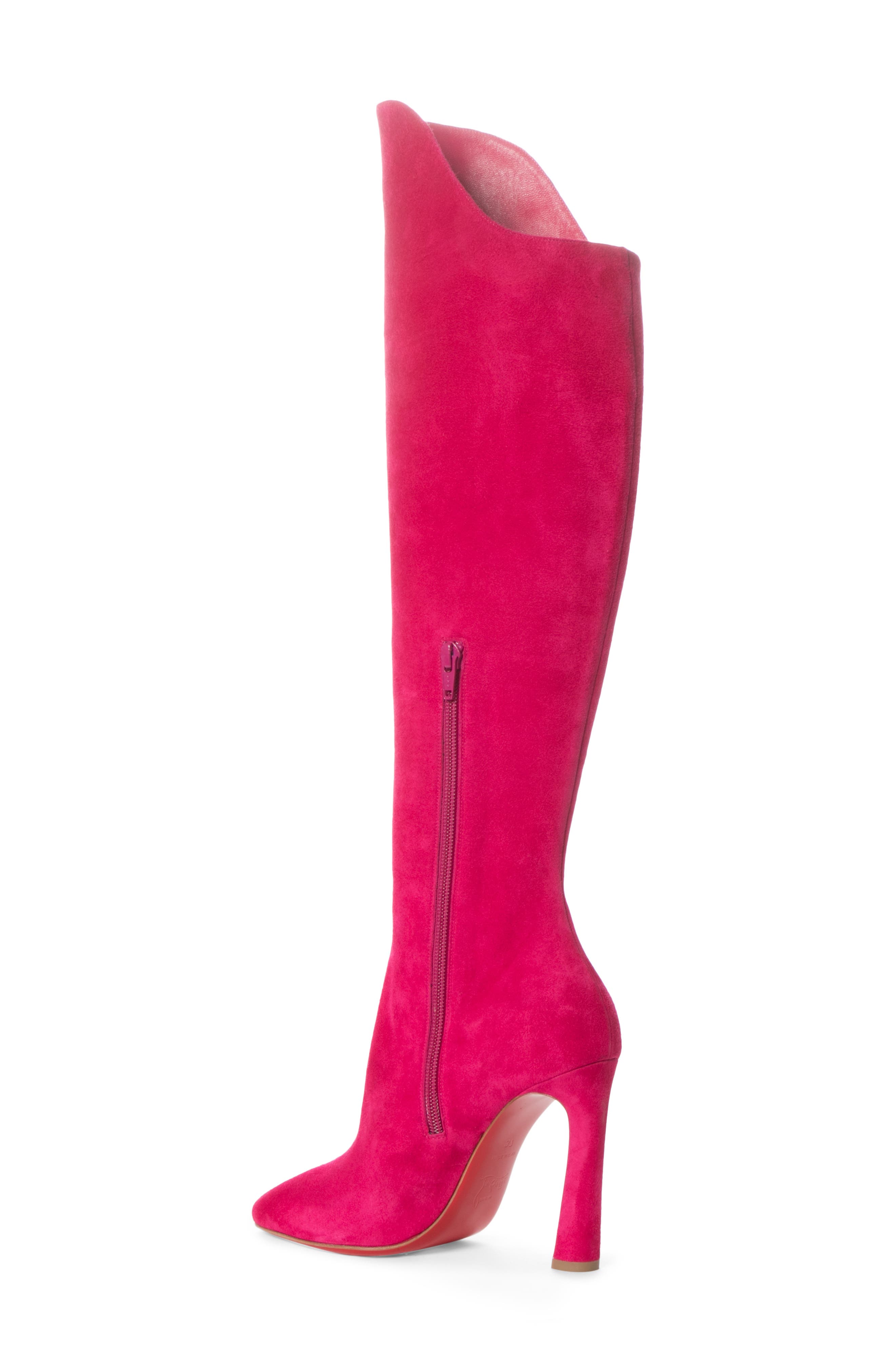 Christian Louboutin Eleonor Knee High Boot, Alternate, color, 