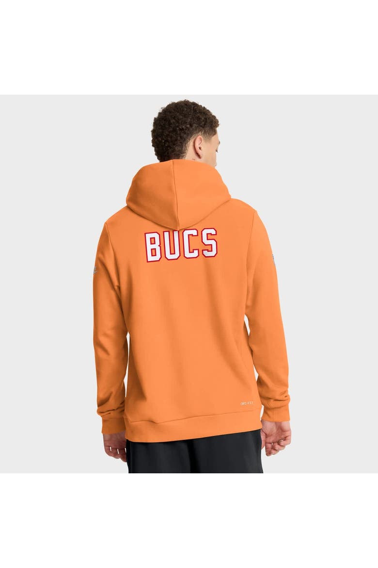 Men's Nike Orange Tampa Bay Buccaneers Sideline Offensive Set Play Performance Pullover Hoodie, Alternate, color, Orange