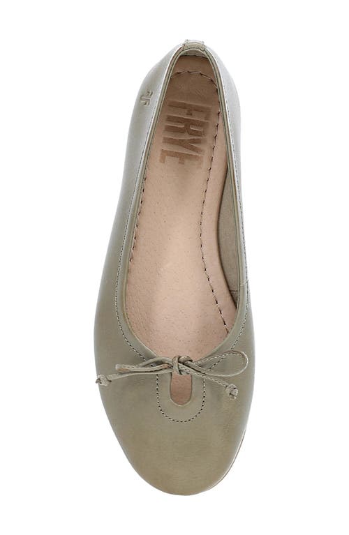 Frye Emma Ballet Flat In Eucalyptus