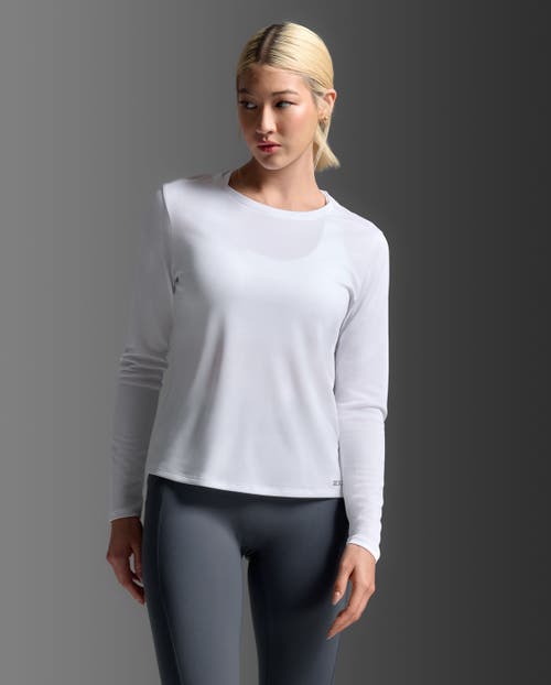 2xu Aero Long Sleeve In White