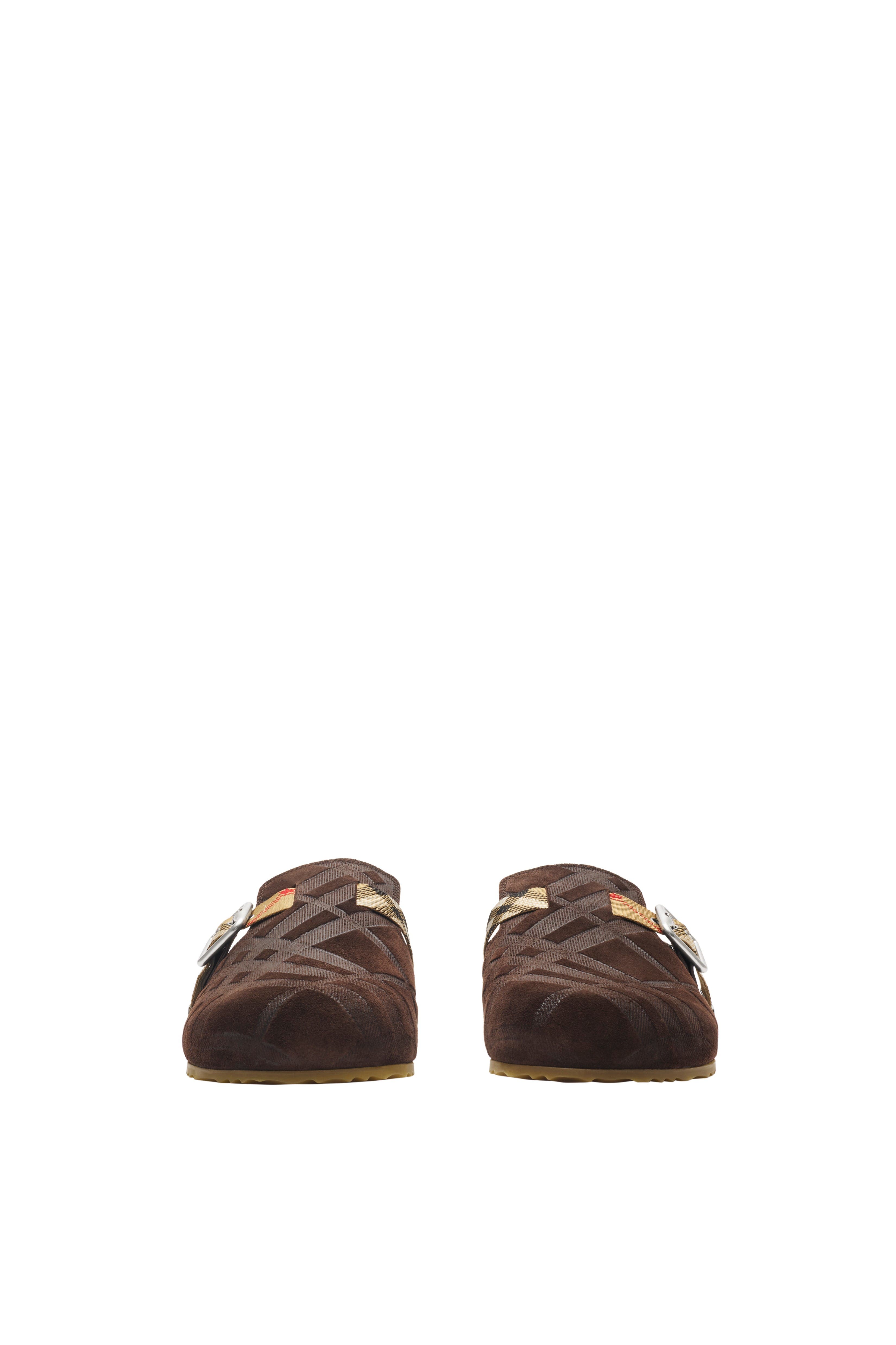 Burberry Check Suede Urchin Clogs (Men) | Nordstrom
