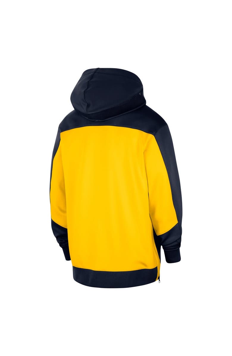 Nike Men's Nike Navy Indiana Pacers Authentic On-Court Showtime Performance Full-Zip Hoodie, Alternate, color, Navy