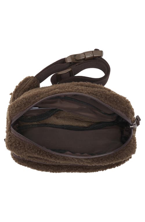 Z By Zella Faux Shearling Belt Bag