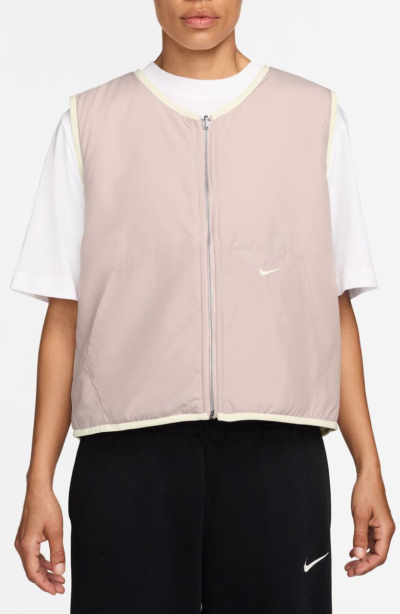 Nike Sportswear Street Reversible Vest, Alternate, color, Red/ Sail