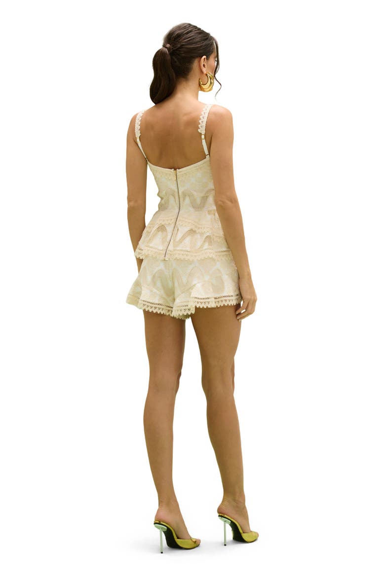 Bertha Lace Short, Alternate, color, OFF WHITE