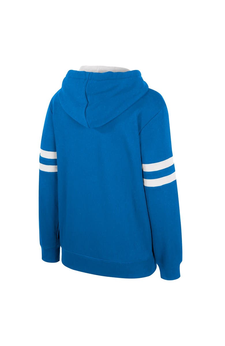 Stadium Essentials Women's Stadium Essentials Blue Oklahoma City Thunder Road Game Pullover Hoodie, Alternate, color, Blue