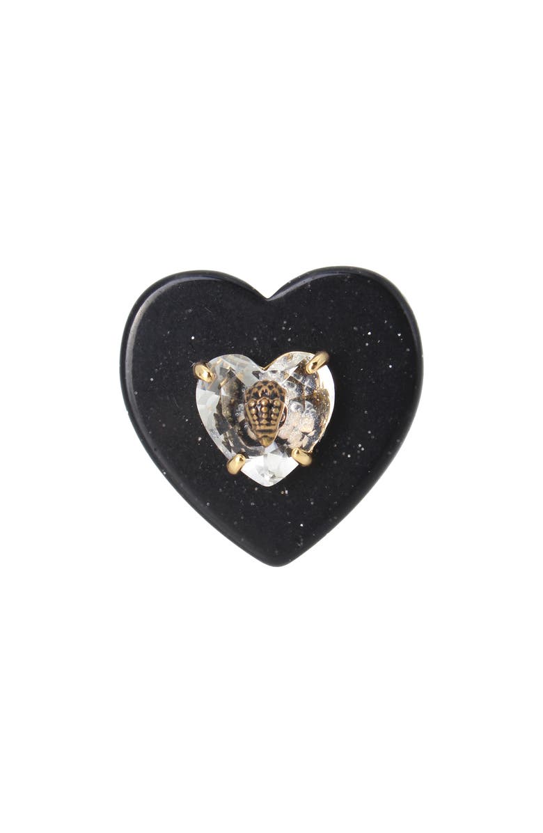 Kurt Geiger London Heart Cocktail Ring, Main, color, 