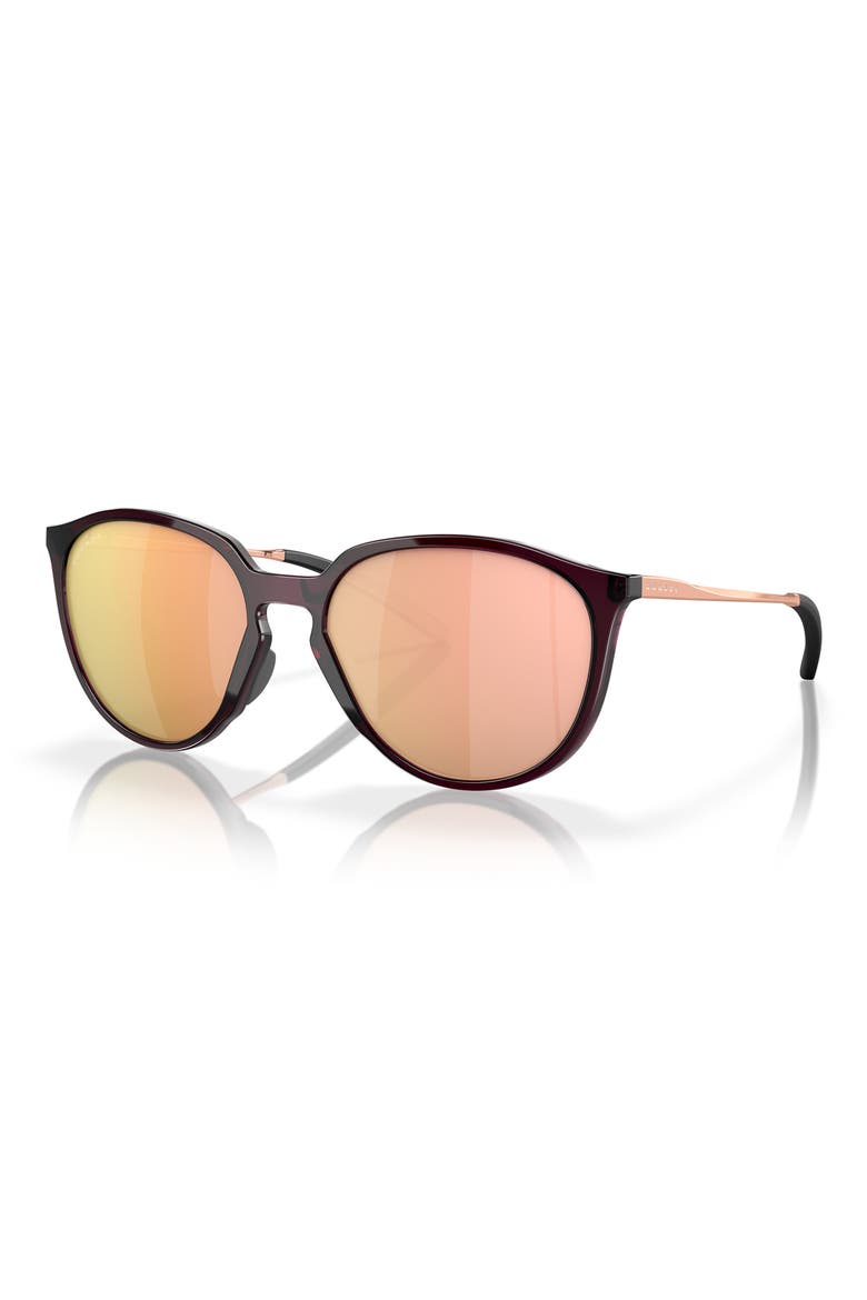 Sielo 57mm Round Sunglasses, Alternate, color, ROSE GOLD