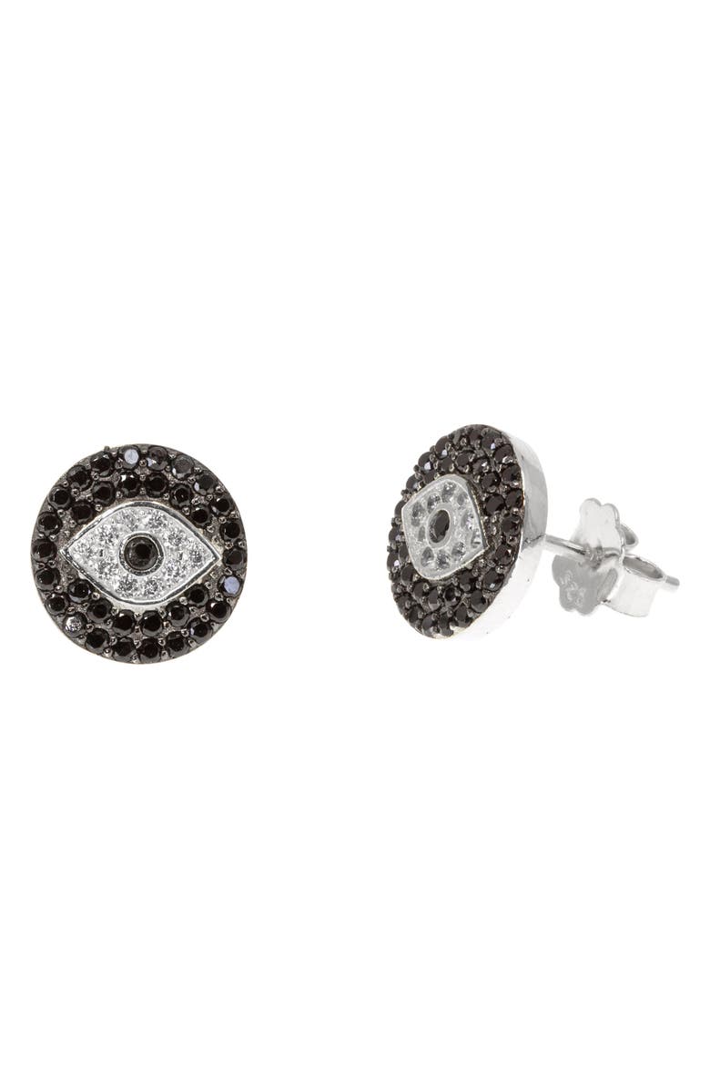 RAGEN Jewels Evil Eye Stud Earrings, Main, color, 
