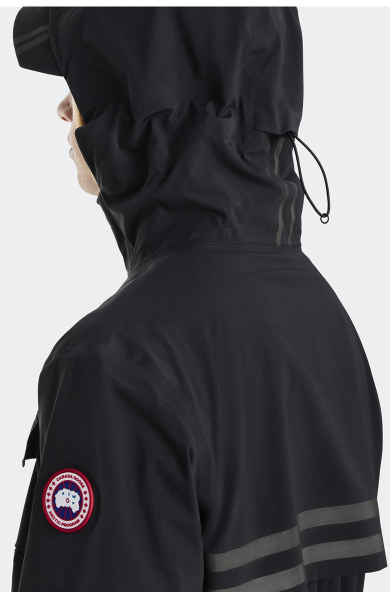 Canada Goose Nanaimo Rain Jacket, Alternate, color, Black