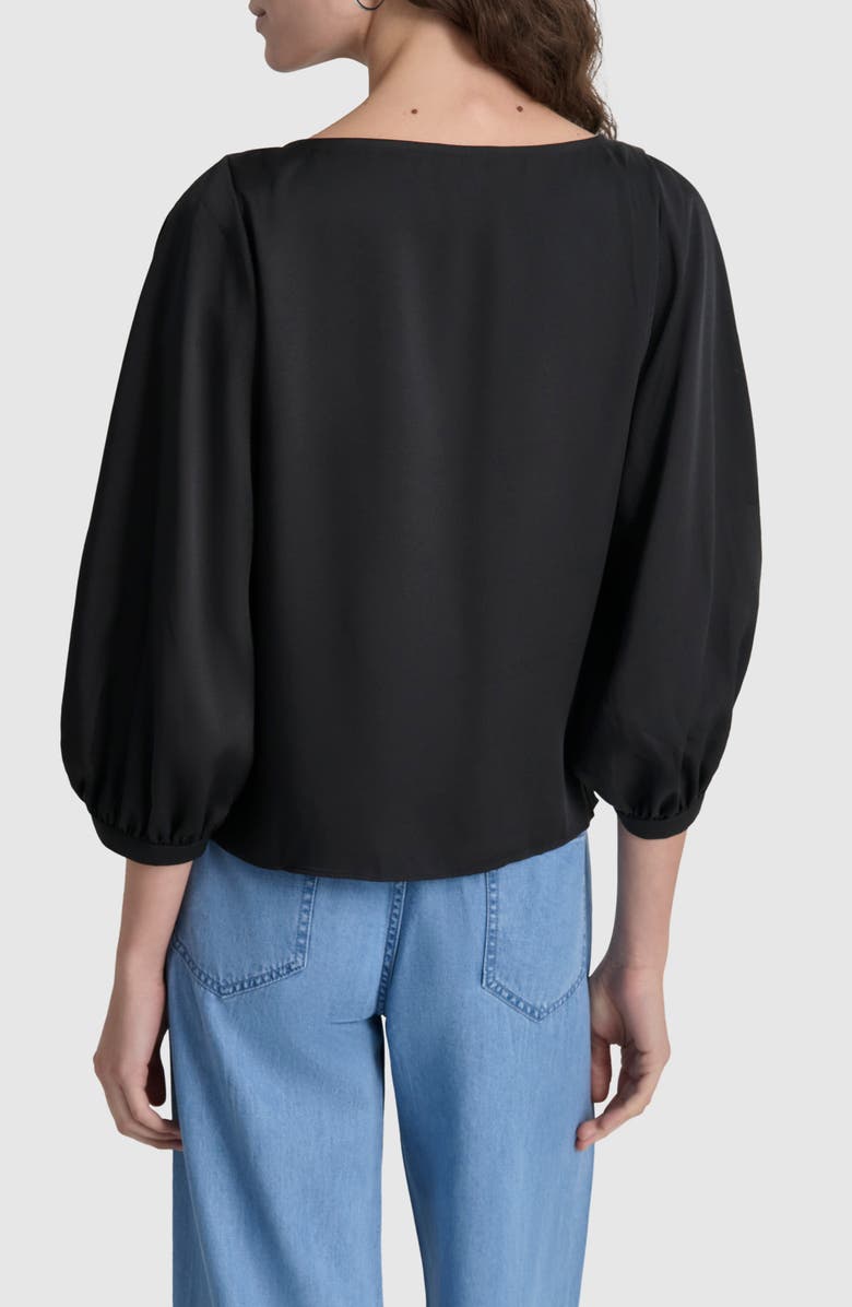 DKNY Asymmetric Neck Top, Alternate, color, 