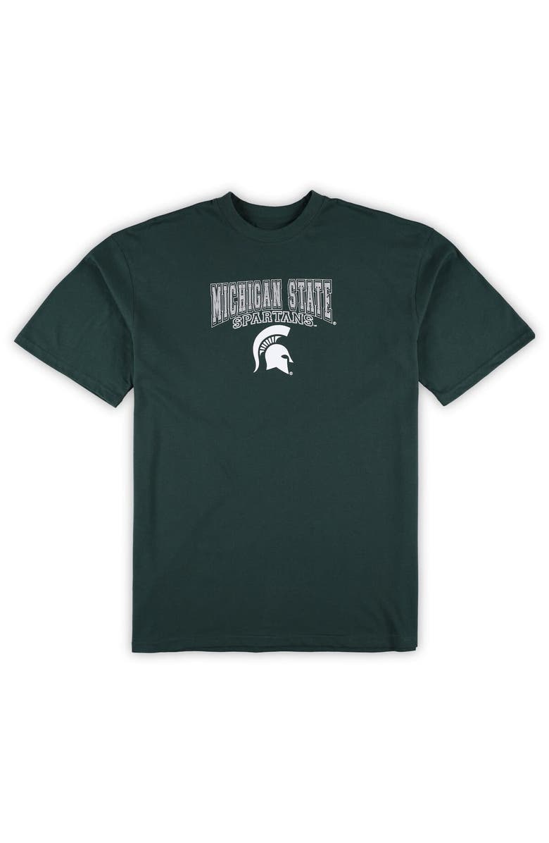 PROFILE Men's Profile Green Michigan State Spartans Big & Tall 2-Pack T-Shirt & Flannel Pants Set, Alternate, color, Green