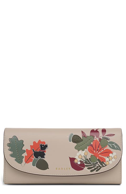 Acorntopia Large Leather Flapover Wallet