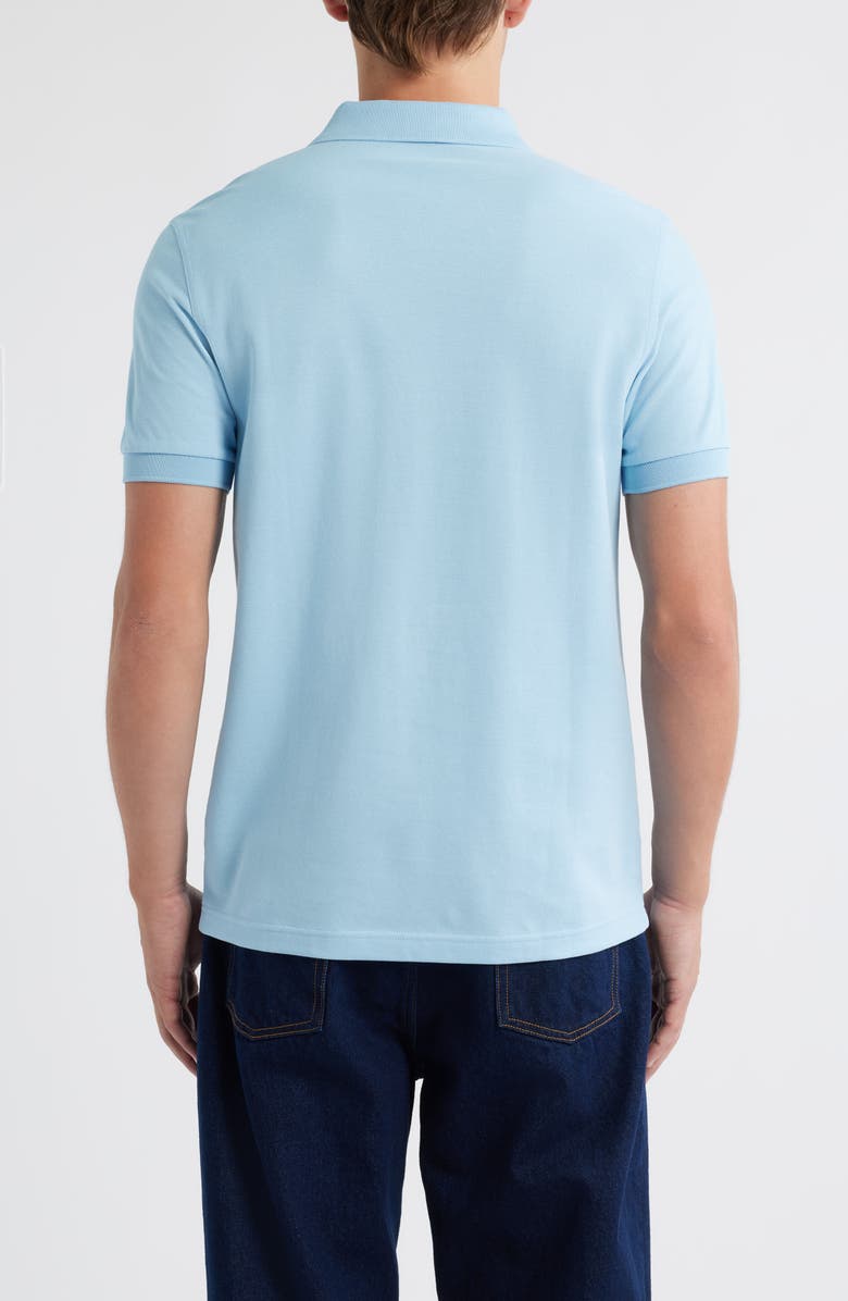 Fred Perry Piqué Polo, Alternate, color, Sport Green/Track Blue