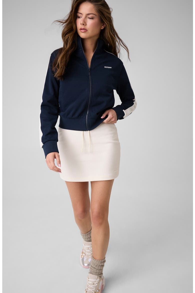 Phoebe Full Zip Sweatshirt, Alternate, color, NAVY