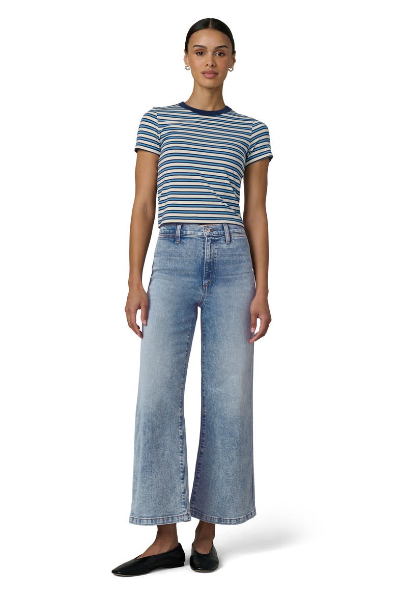 The Mia Welt Pocket High Waist Ankle Wide Leg Jeans, Alternate, color, VERNAL