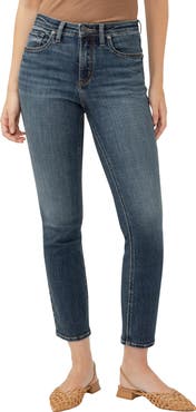 Silver Jeans Co. Most Wanted Mid Rise Ankle Straight Leg Jeans